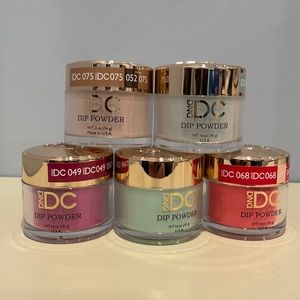 5 Pack Dipping Powders for Nails